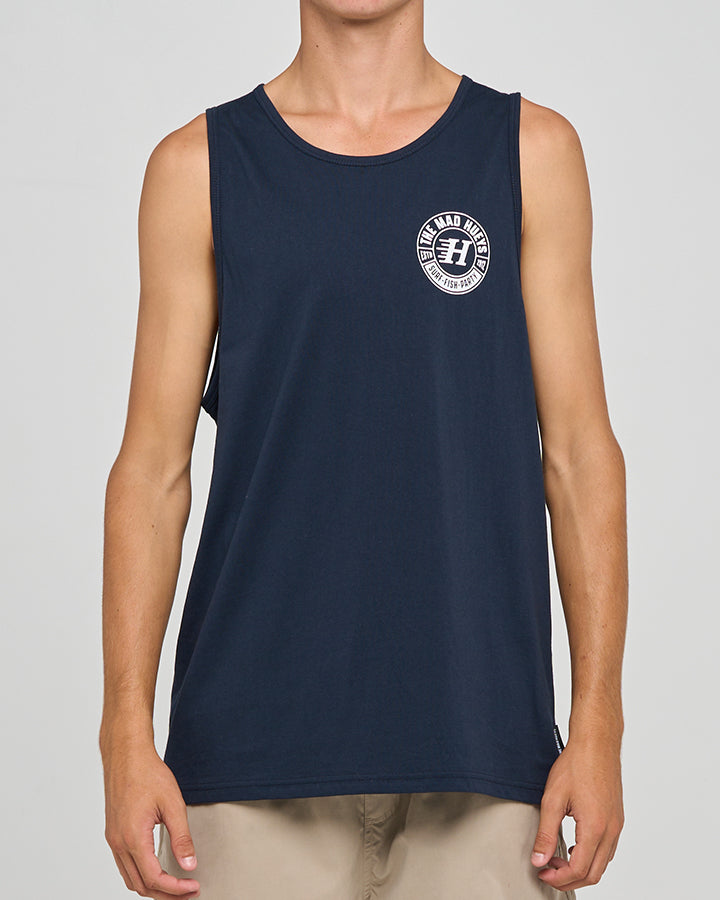 The Mad Hueys Living Hueys Tank - Navy