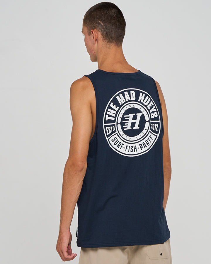 The Mad Hueys Living Hueys Tank - Navy
