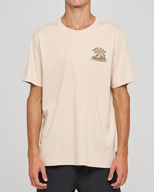 The Mad Hueys Loving Mangroves SS Tee - Cement