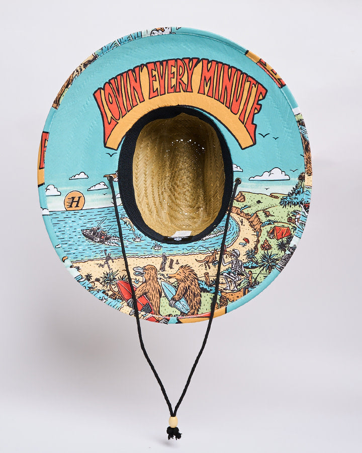 The Mad Hueys  Oz Straya Straw Hat - Natural