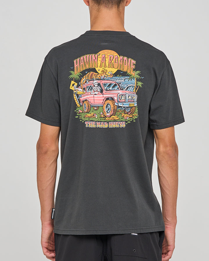 The Mad Hueys Roadie SS Tee - Vintage Black