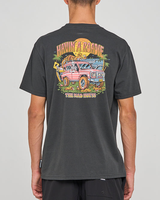 The Mad Hueys Roadie SS Tee - Vintage Black
