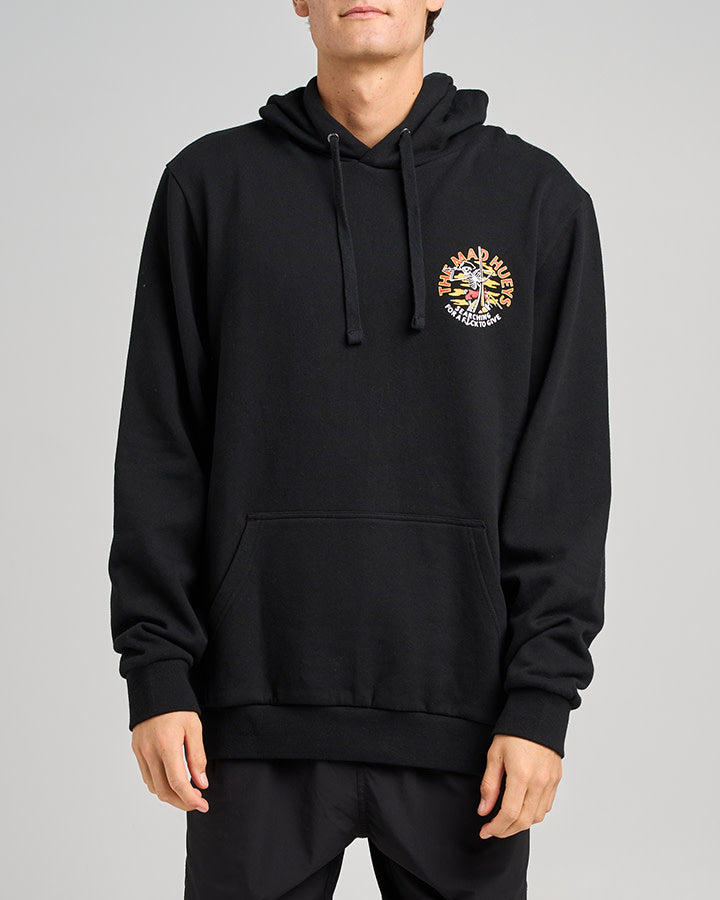 The Mad Hueys Searching For Some Fks Hooded Pullover Black - Black