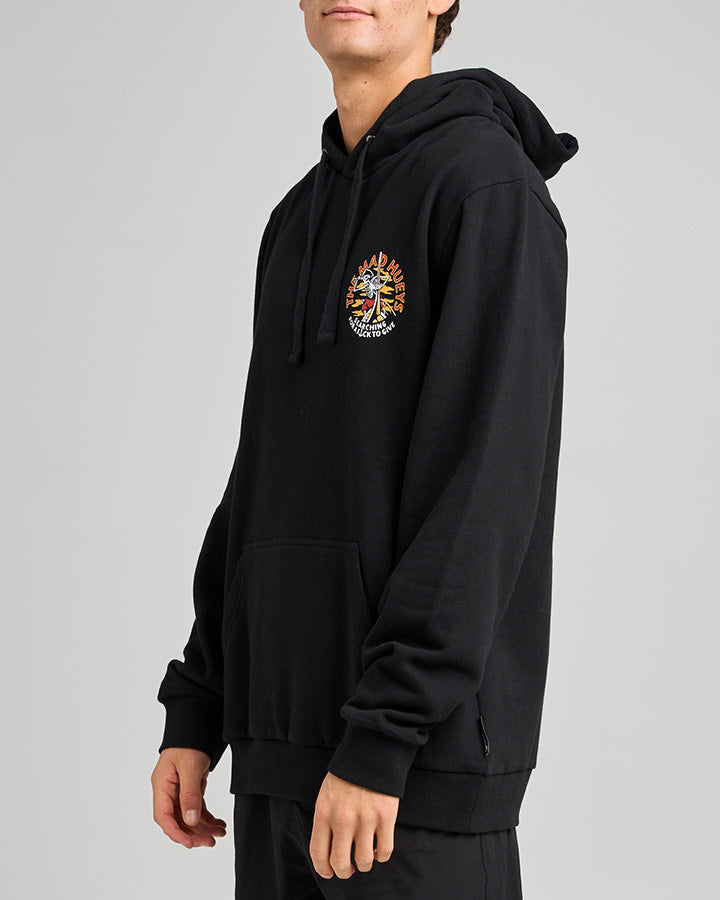 The Mad Hueys Searching For Some Fks Hooded Pullover Black - Black
