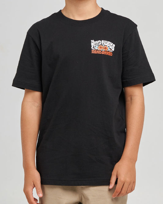 The Mad Hueys Shred Dead Youth SS Tee - Black