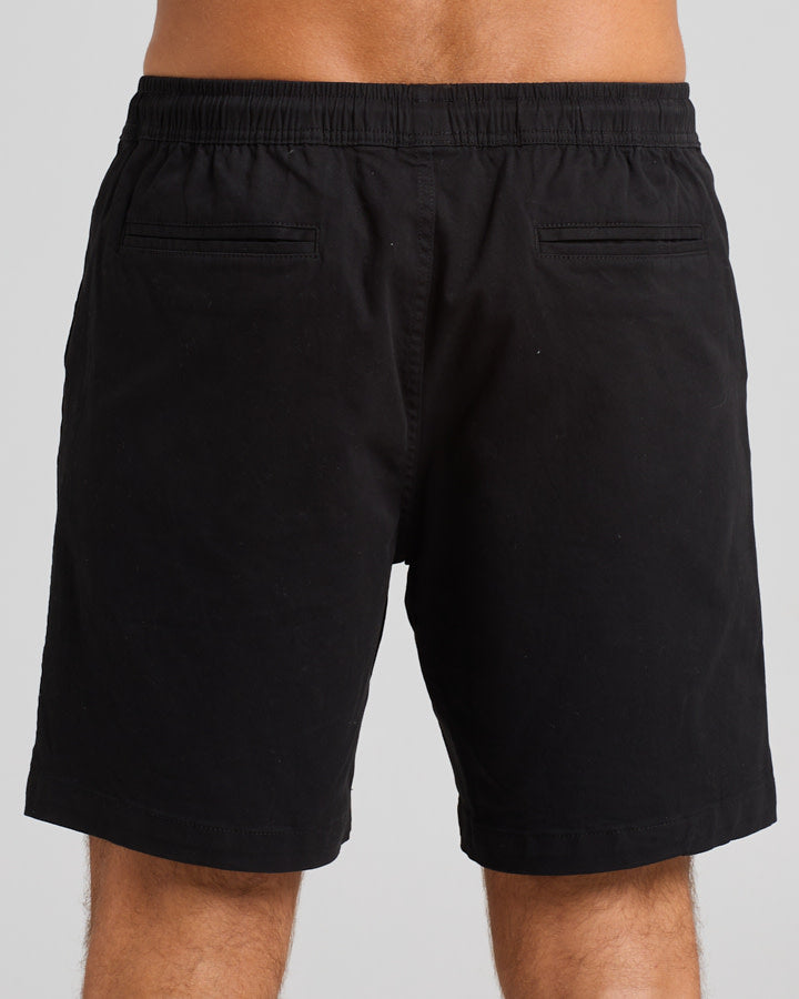 The Mad Hueys  Stranded 18" Chino Short - Black