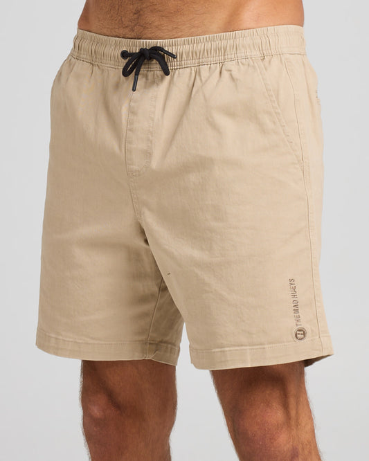 The Mad Hueys  Stranded 18" Chino Short - Taupe