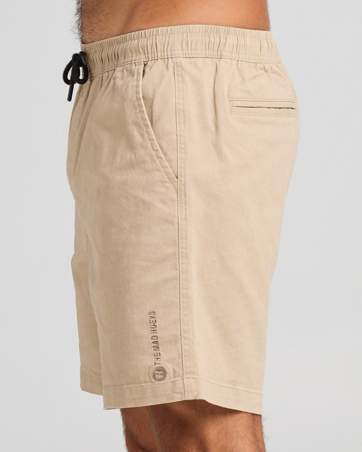 The Mad Hueys  Stranded 18" Chino Short - Taupe