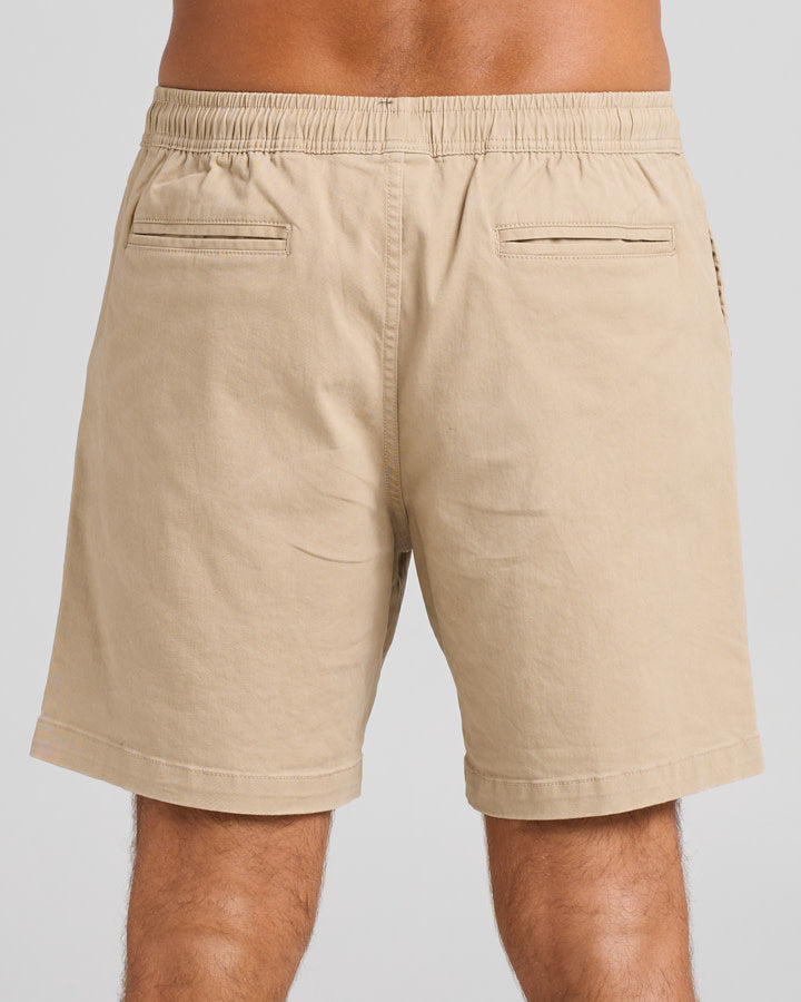 The Mad Hueys  Stranded 18" Chino Short - Taupe