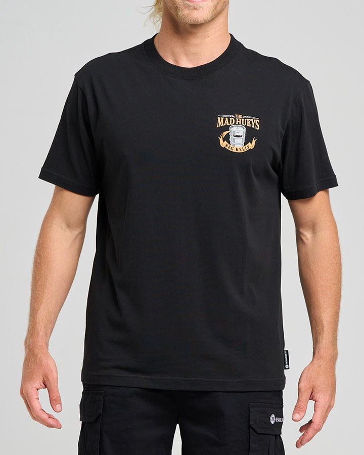 The Mad Hueys  Such Is Beer SS Tee - Black