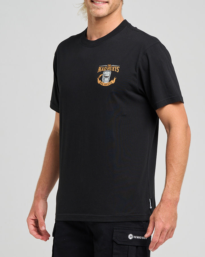 The Mad Hueys  Such Is Beer SS Tee - Black