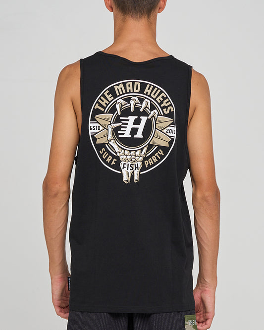 The Mad Hueys Surf Hueys Tank - Black