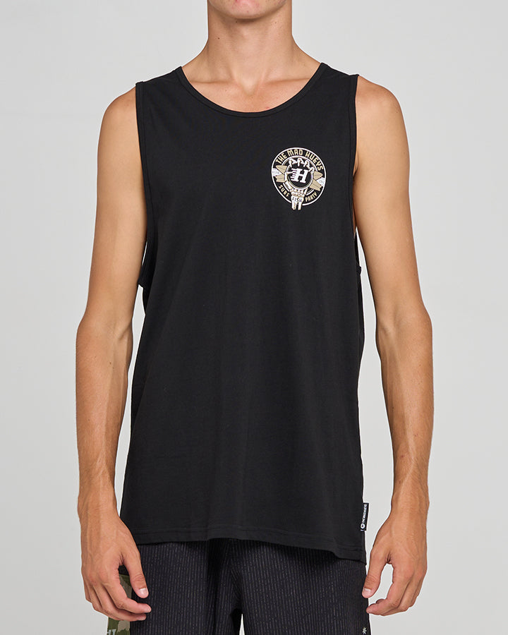 The Mad Hueys Surf Hueys Tank - Black