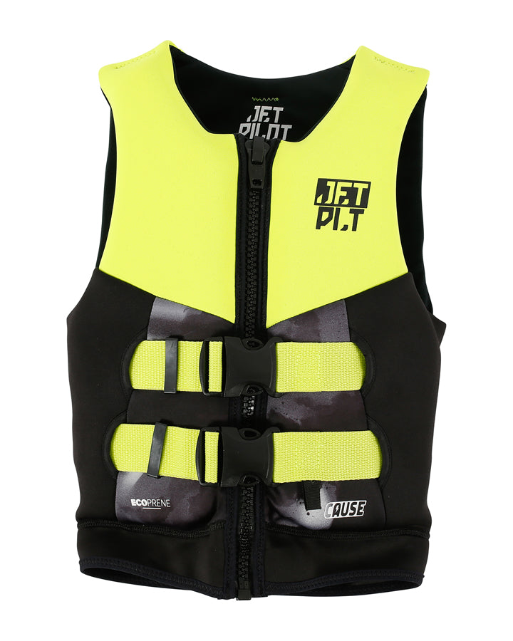 Jetpilot Cause Kids Lifejacket - Yellow Level 50