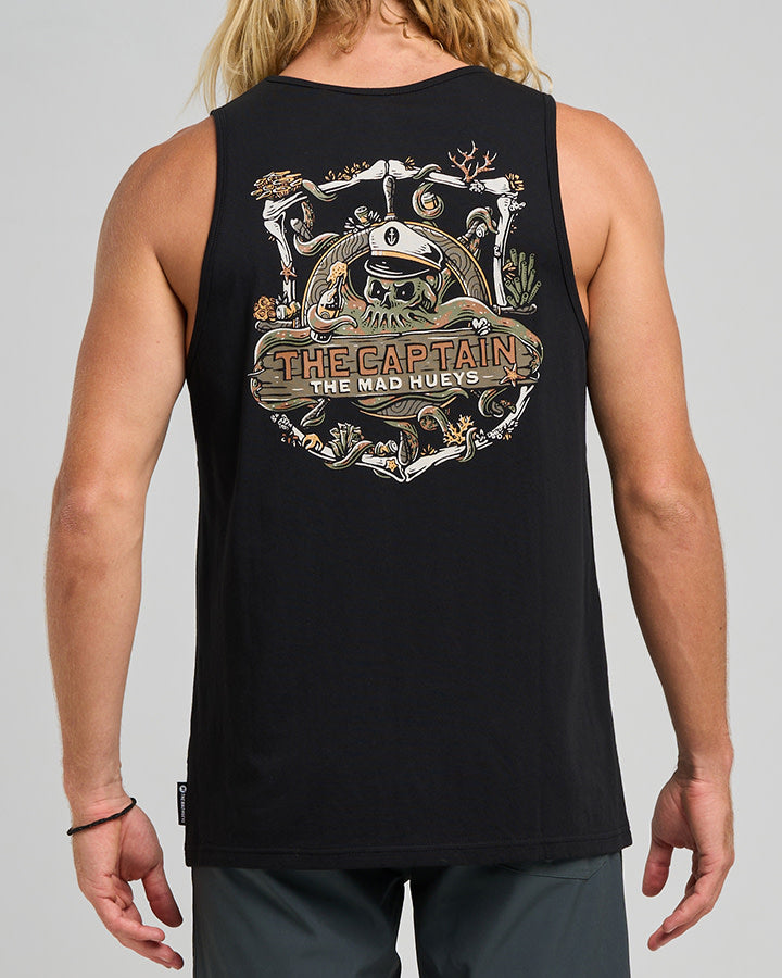 The Mad Hueys  The Sea Captain Tank - Black