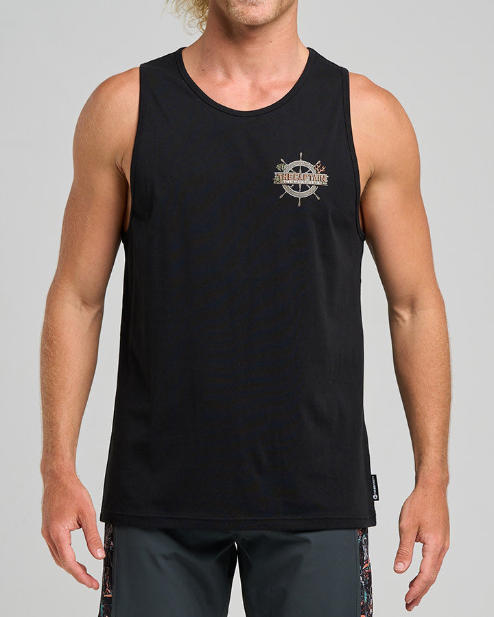 The Mad Hueys  The Sea Captain Tank - Black