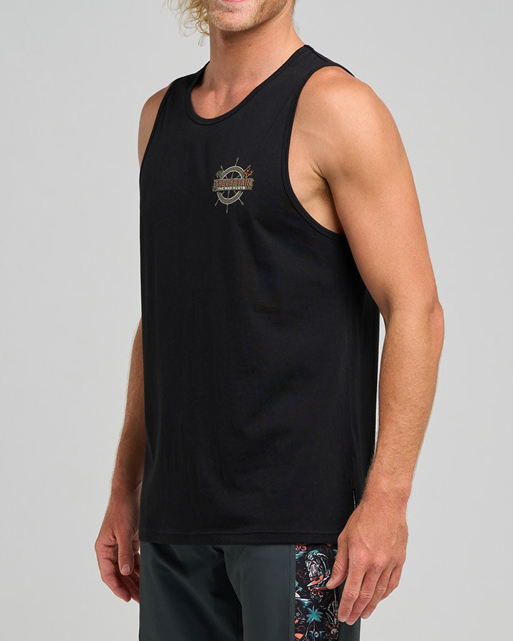 The Mad Hueys  The Sea Captain Tank - Black