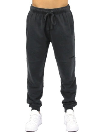 Carve Fluid Mens Elastic Waist Rib Ankle Cuff Trackies - Charcoal