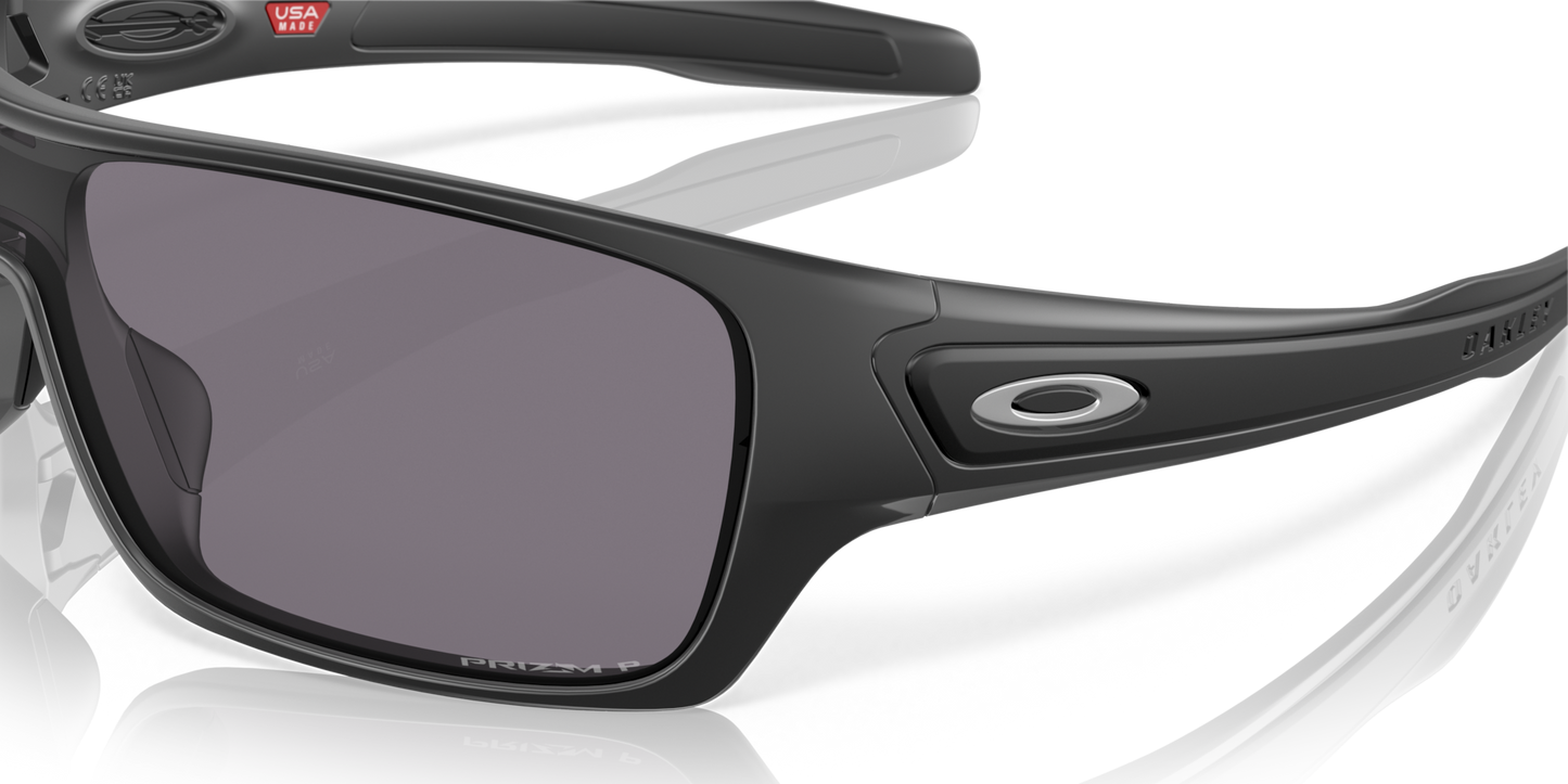Oakley Turbine Rotor - Matte Black With Prizm Grey Polarized Lenses