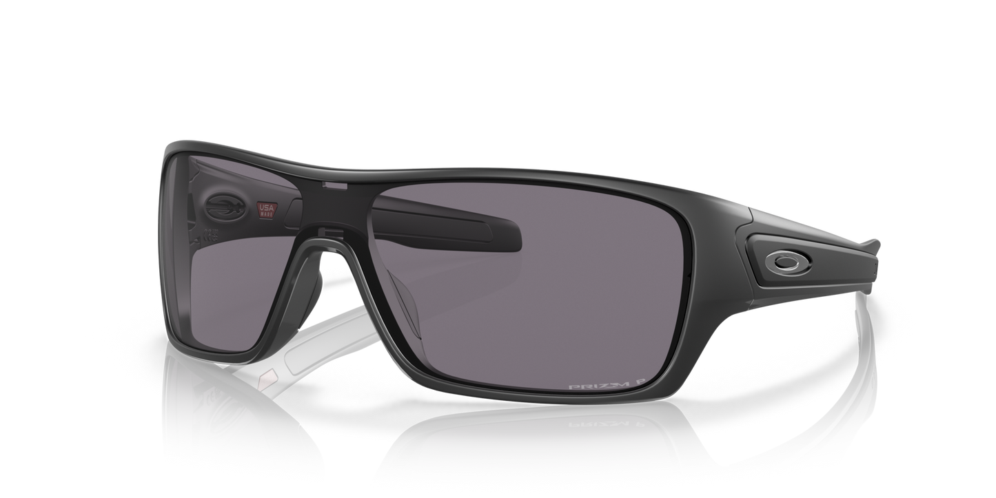 Oakley Turbine Rotor - Matte Black With Prizm Grey Polarized Lenses