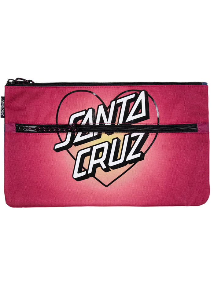 Santa Cruz Gradient Heart Pencil Case - Orchid