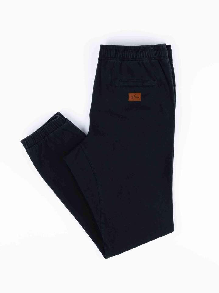 Rusty Hook Out Beach Pant - Boys - Black
