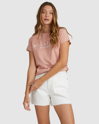 Billabong Serentity Tee - Ash Rose