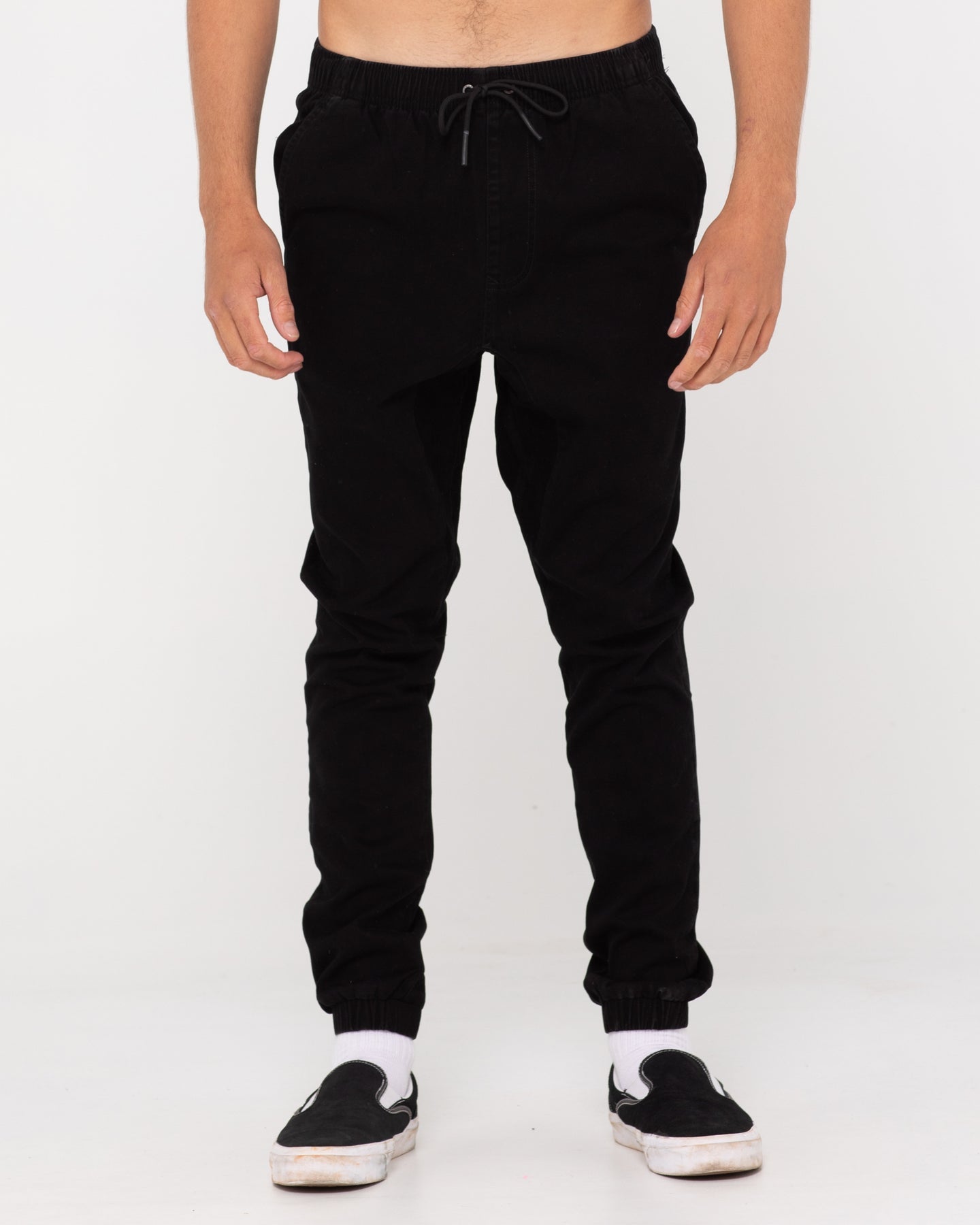 Rusty Hook Out Elastic Pant Boys - Black