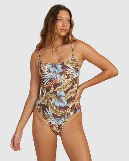 Billabong Slow Daze Mia DD One Piece - Brown