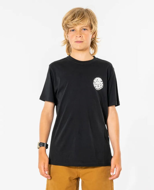 Rip Curl Wetsuit Icon Tee Boy - Black