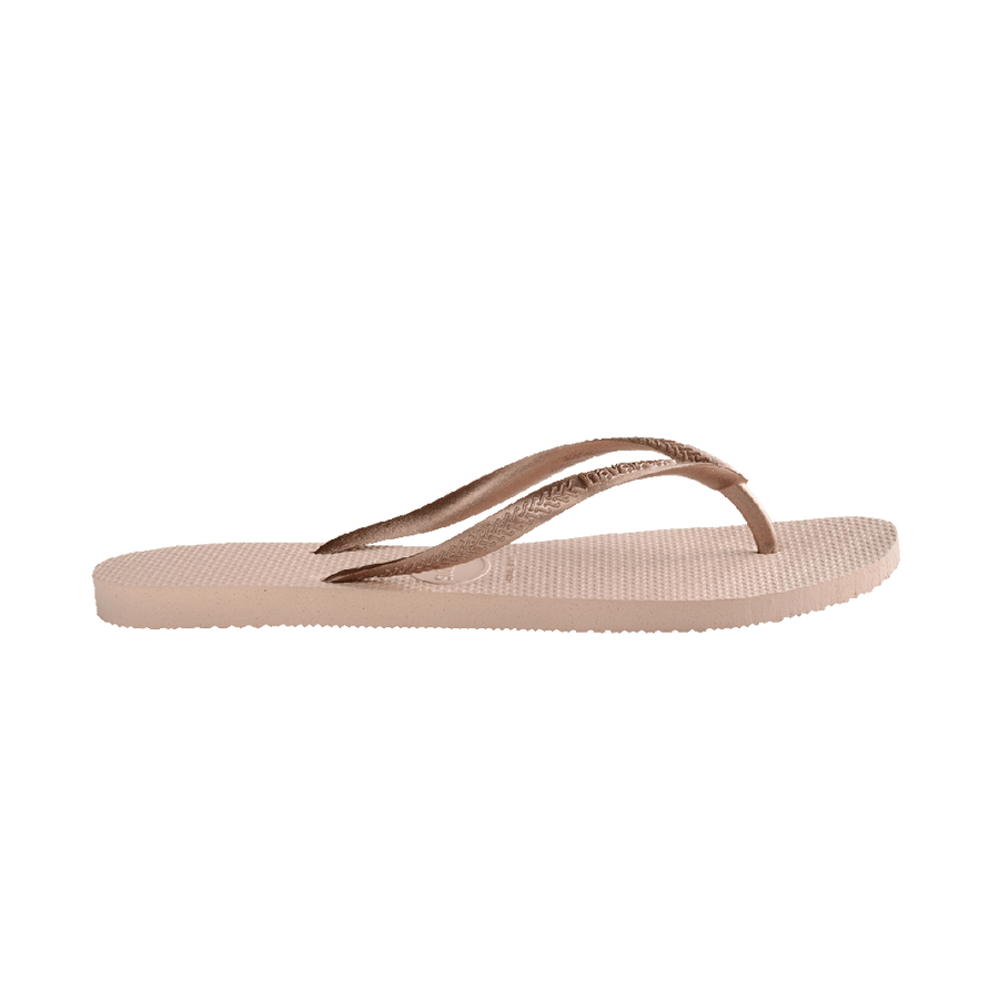 Havaianas Kids Slim Metallic Thongs - Ballet Rose