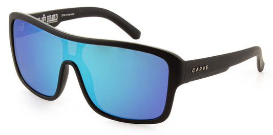 Carve Anchor Beard - Matt Black Blue Polarized Iridium Lens