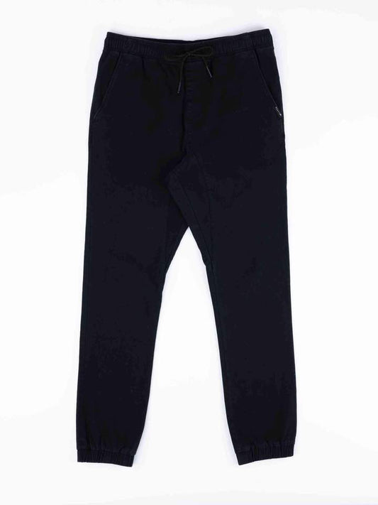 Rusty Hook Out Beach Pant - Boys - Black