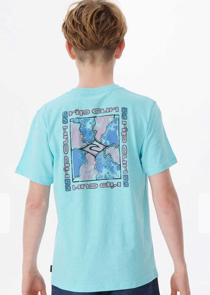 Rip Curl Cosmic Tides Spiral Tee Boy - Royal Blue
