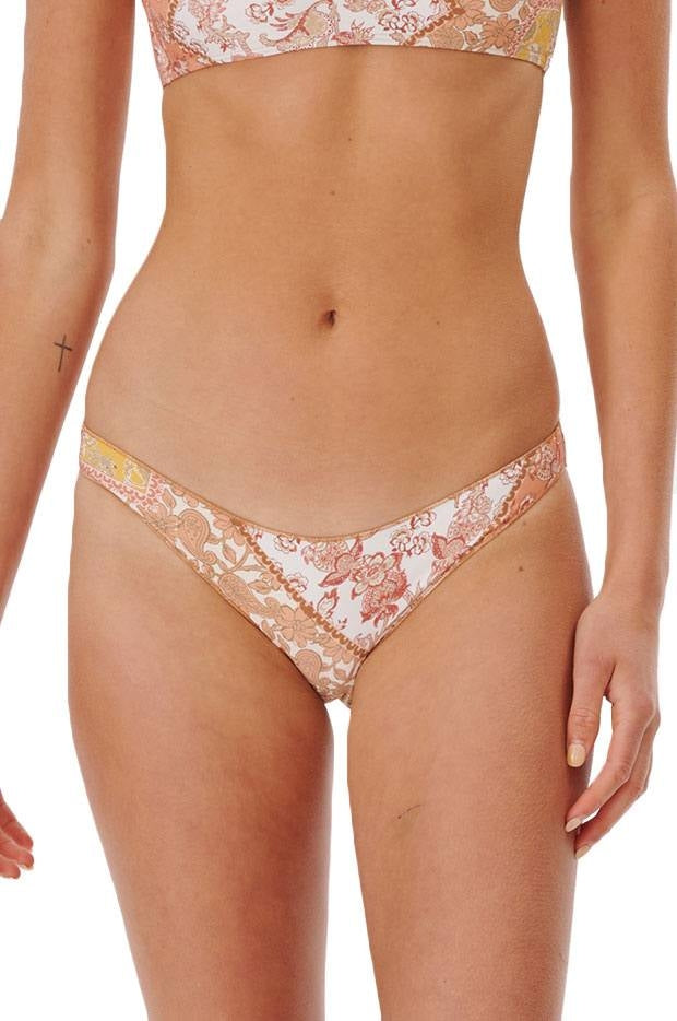 Rip Curl Wanderer Full Bikini Pant - Maroon
