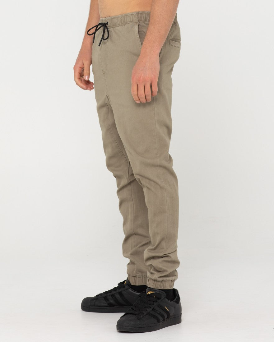 Rusty Hook Out Elastic Pant Boys - Vintage Khaki
