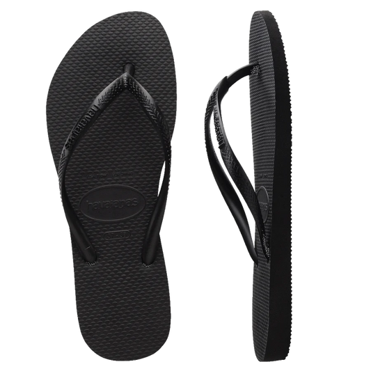 Havaianas Slim Basic Thongs - Black
