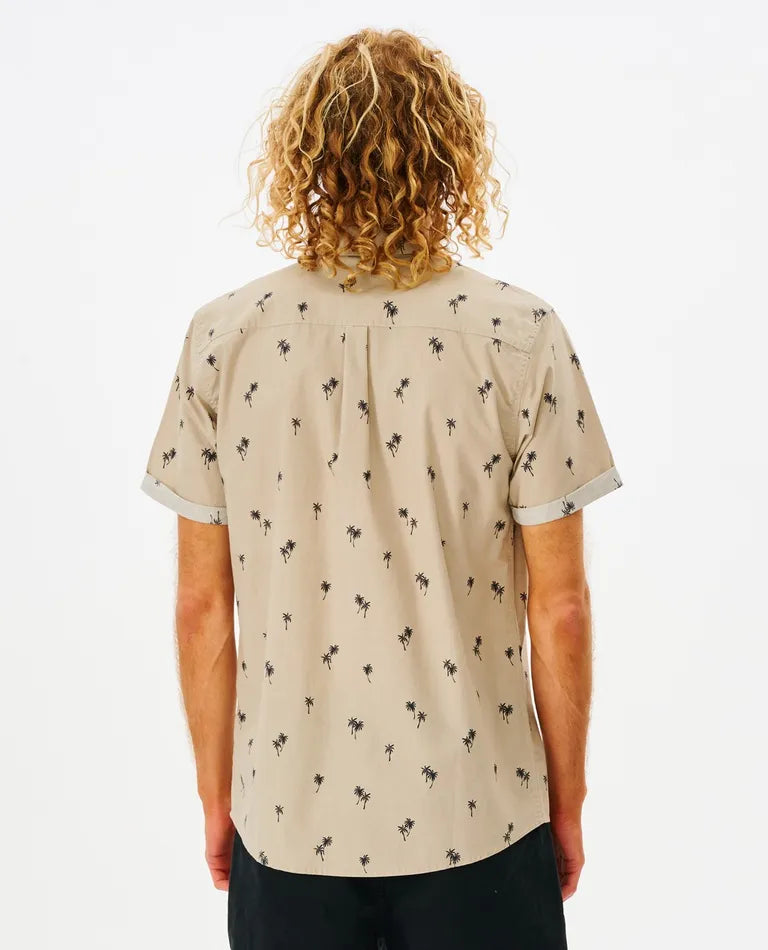 Rip Curl Paradise Palms Shirt Boys - Taupe