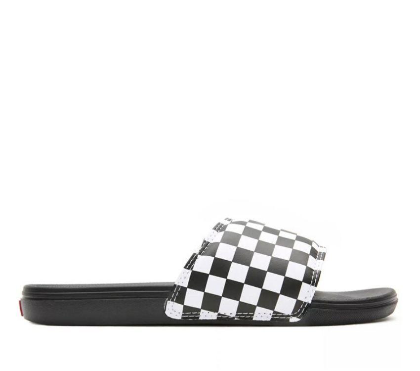 Vans La Costa Slide-On - (Checkerboard) True White/Black