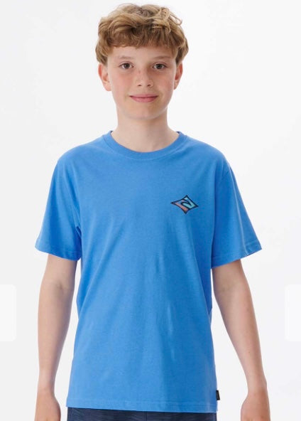 Rip Curl Cosmic Tides Spiral Tee Boy - Royal Blue