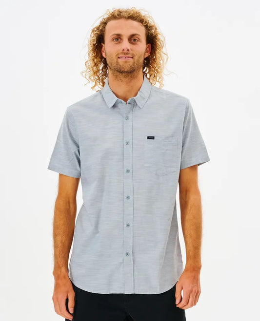 Rip Curl Jones Short Sleeve Shirt - Mineral Blue